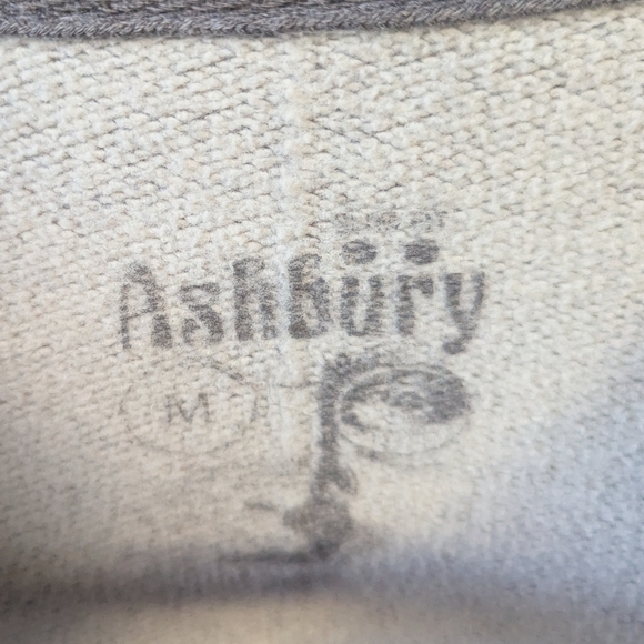 The Ashbury Experience All Seeing Eye Crew Neck Sweatshirt Medium Heather Gray - Picture 3 of 8